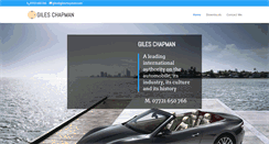 Desktop Screenshot of gileschapman.com